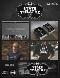 state theatre, evolve & co, st. pete, branding, graphic design