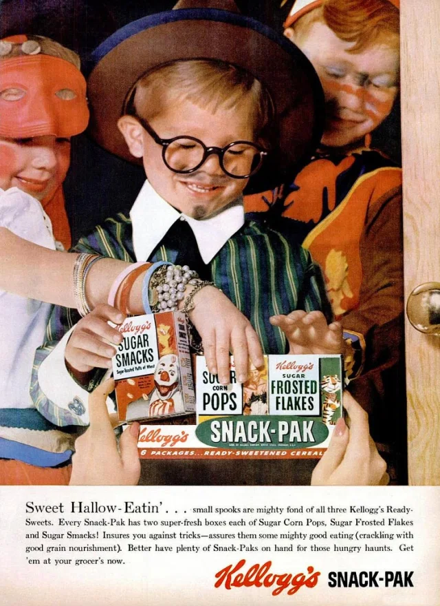 kellogg's vintage halloween ad