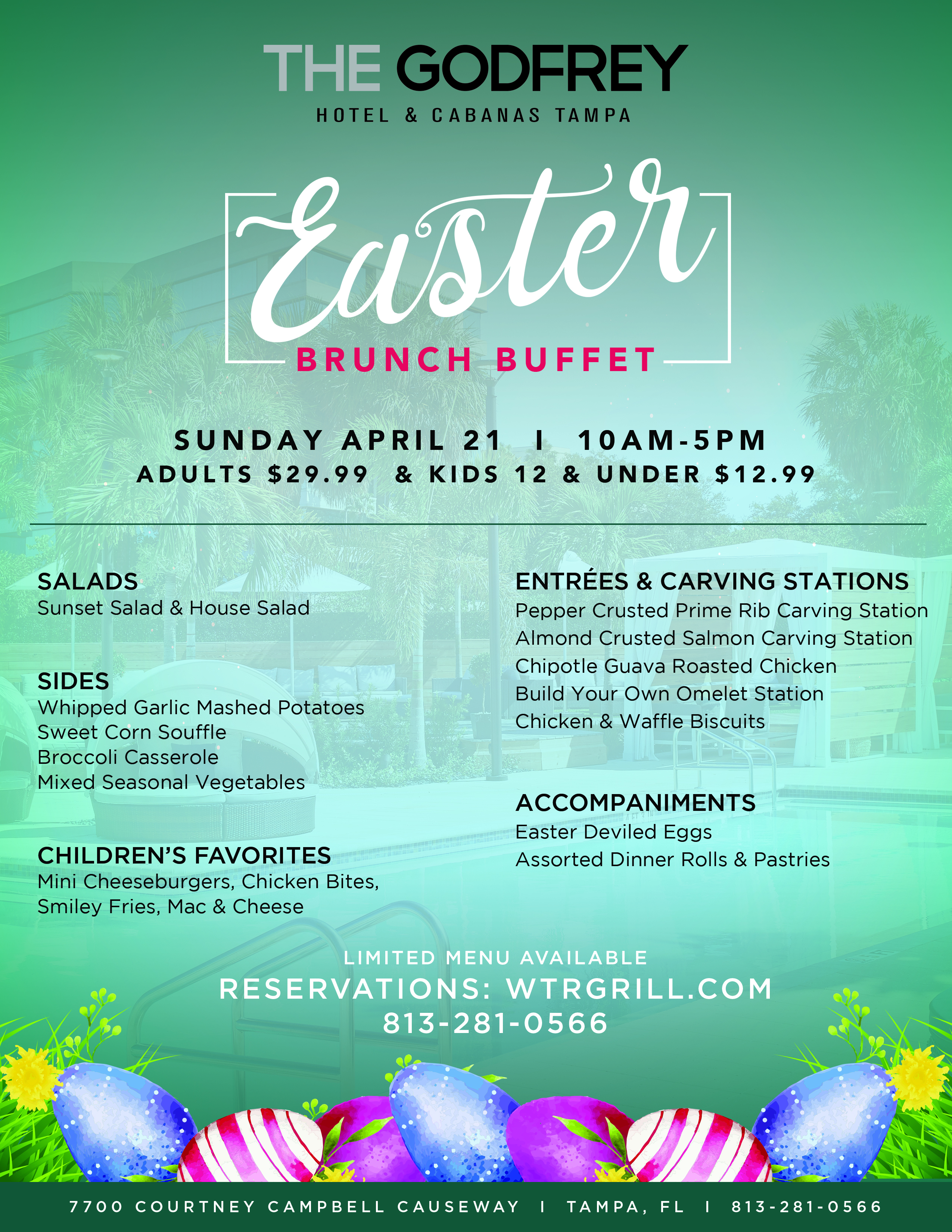 Godfrey Hotel & Cabanas To Host Easter Day Buffet on Waterfront