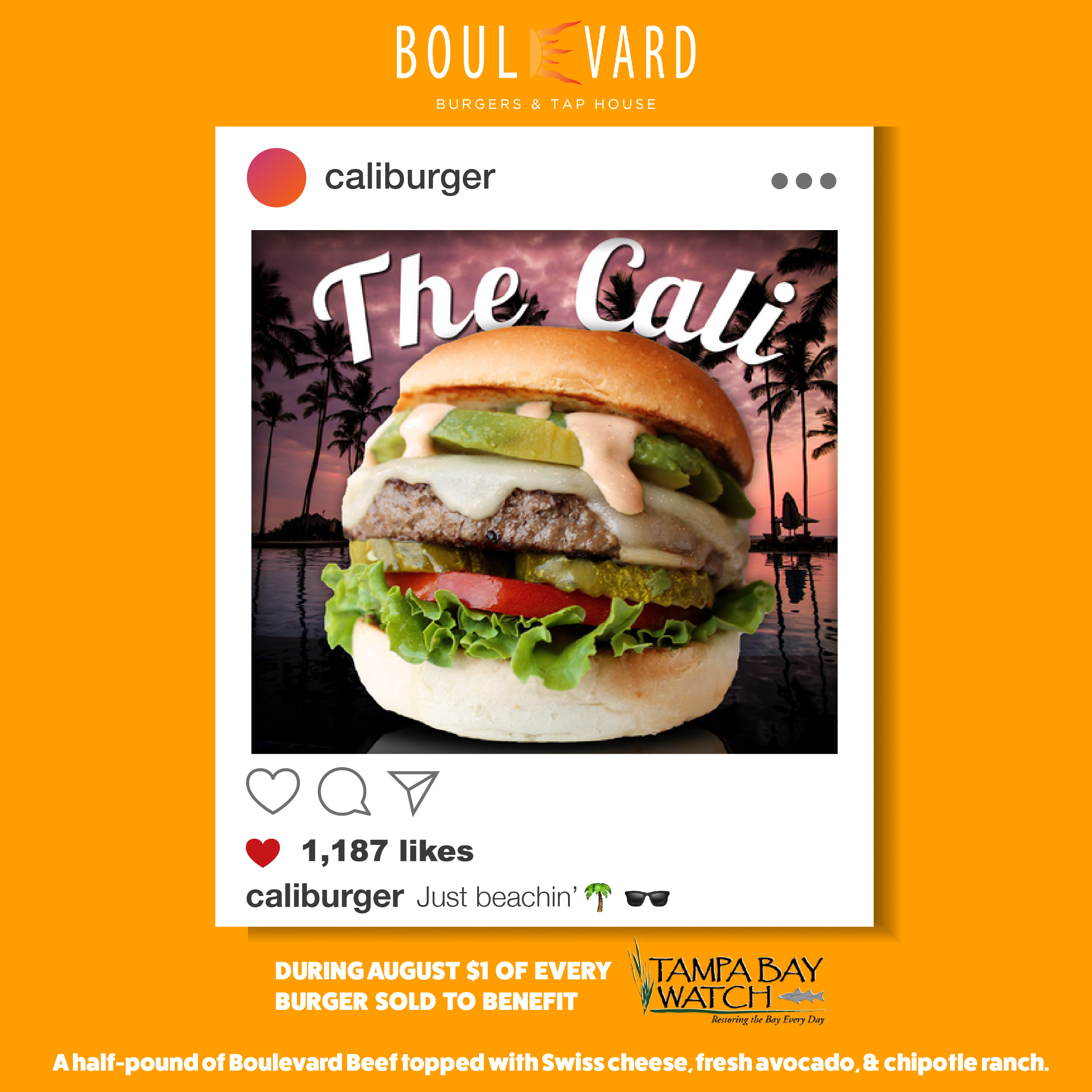 Boulevard Burgers & Tap House Partners with Tampa Bay Watch