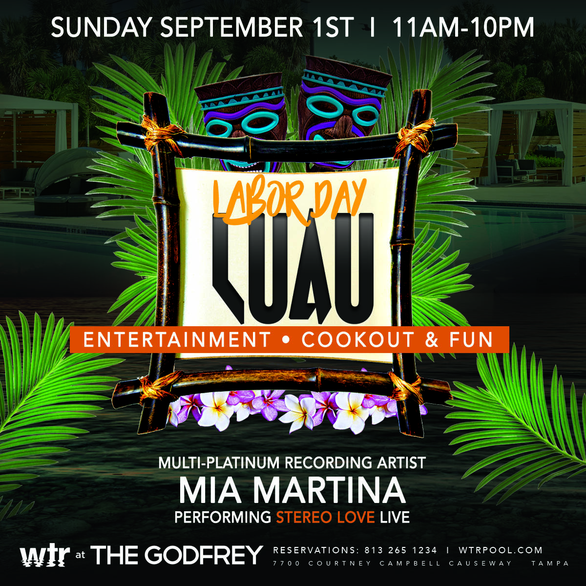 Godfrey Hotel & Cabanas and WTR Pool Grill Bring the Heat this Labor Day Weekend