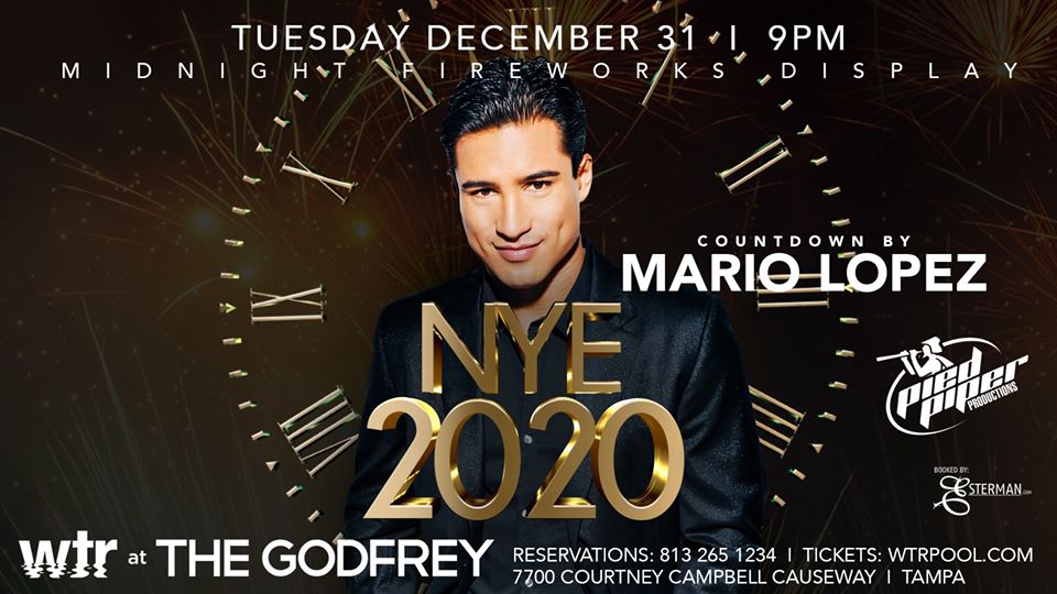 Mario Lopez Hosts 2020 New Years Eve Bash at WTR Pool & Grill