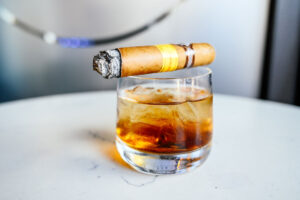 Drink and cigar at Flute & Dram on Beach Drive in downtown St. Petersburg