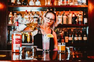 Bartender at Ruby's Elixir and Central Cigars in downtown St. Petersburg, FL