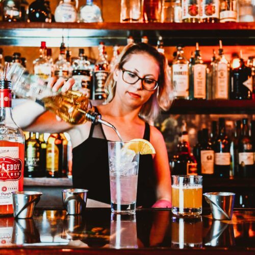 Bartender at Ruby's Elixir and Central Cigars in downtown St. Petersburg, FL