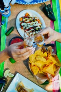 Cheers at Nueva Cantina