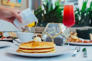 Pancakes at The Sarasota Modern