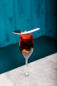 Drink and caviar at Flute & Dram on Beach Drive in downtown St. Petersburg