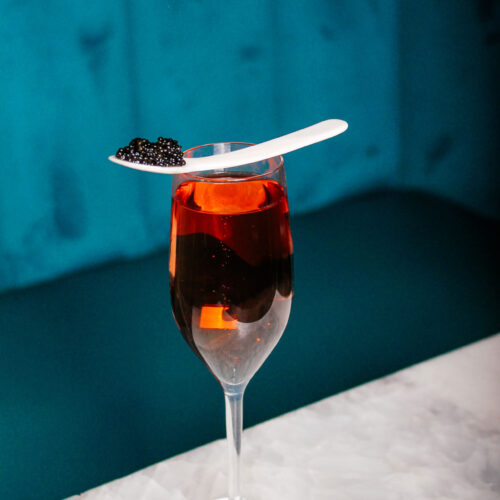 Drink and caviar at Flute & Dram on Beach Drive in downtown St. Petersburg