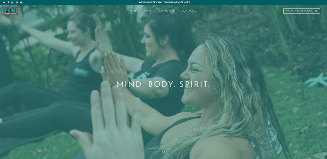 Evolve & Co Reimagines Website for Pure Strength & Movement