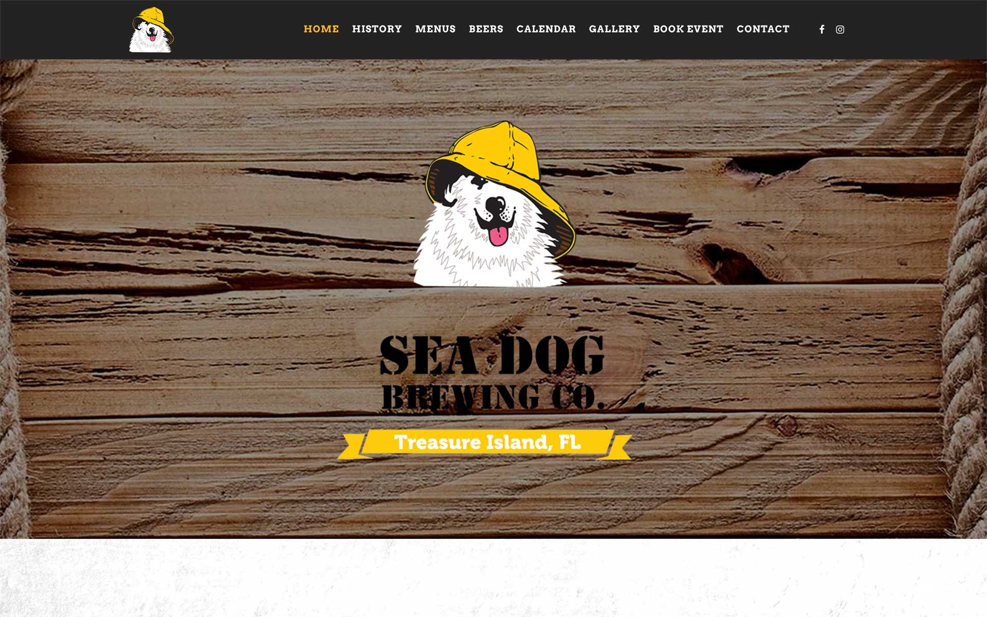 Sea Dog Treasure Island Website