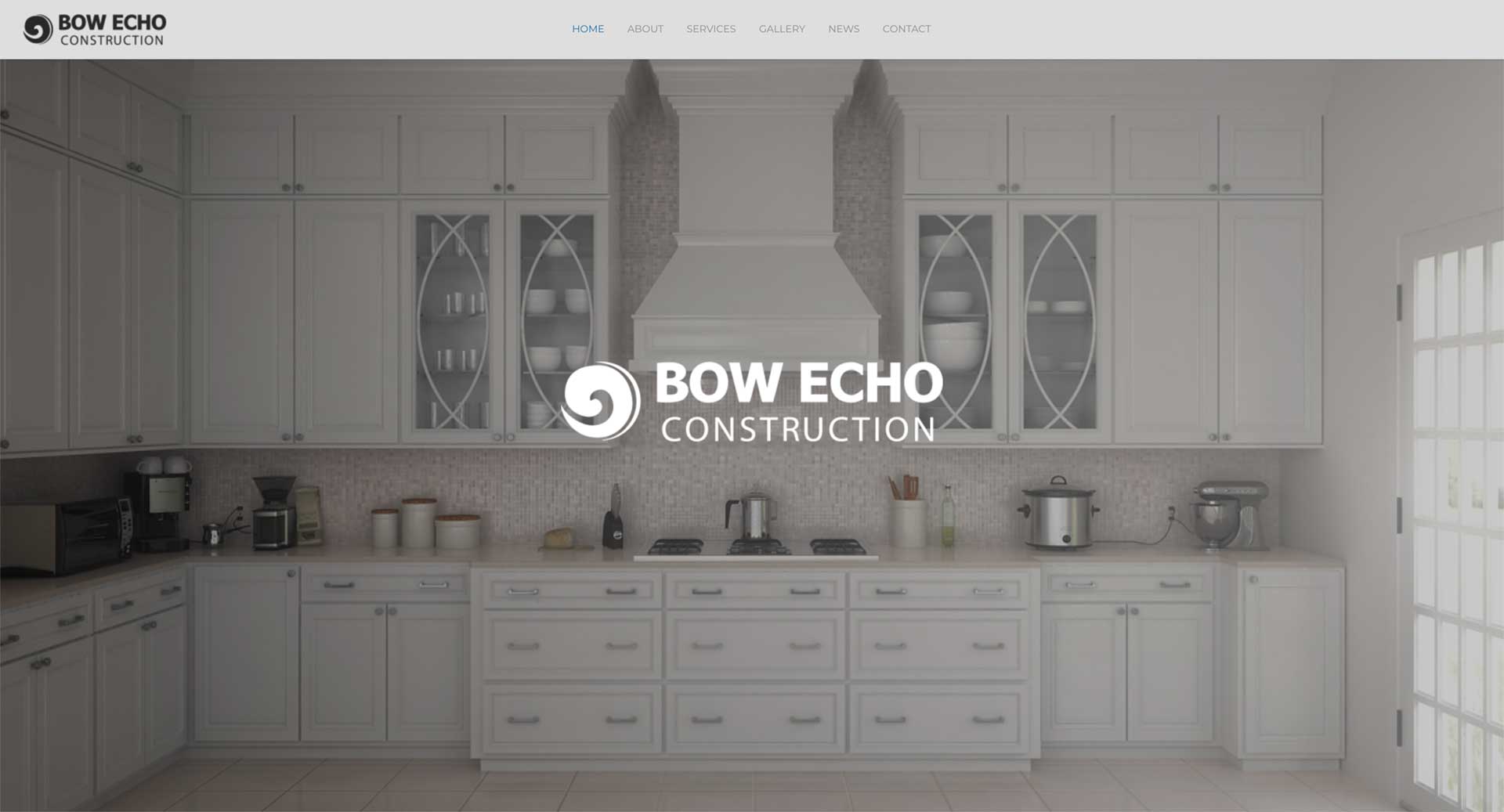 Bow Echo Construction website