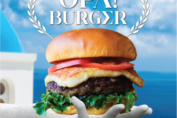 The OPA! Burger Makes a Spark at Boulevard Burgers & Tap House this February