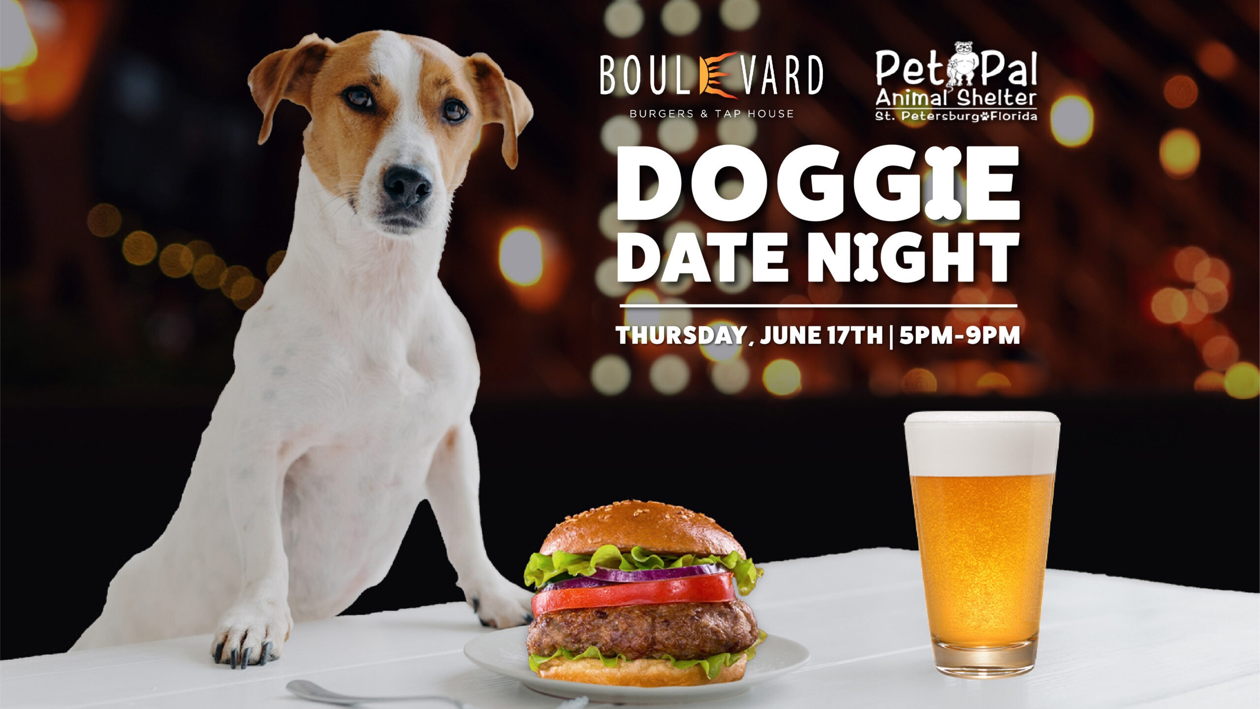 St. Pete Beach Restaurant Partners with Pet Pal Animal Shelter for “Doggie Date Night”