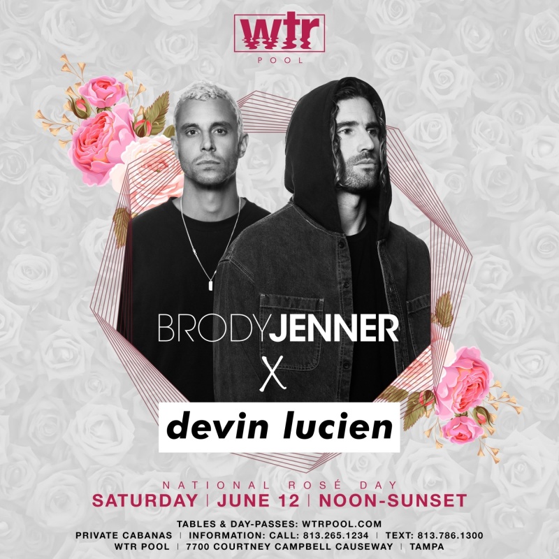 Brody Jenner & Devin Lucien Turn Up the Heat at WTR Tampa this Saturday