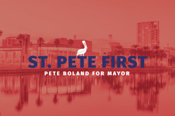 Pete for St Pete Branding Red