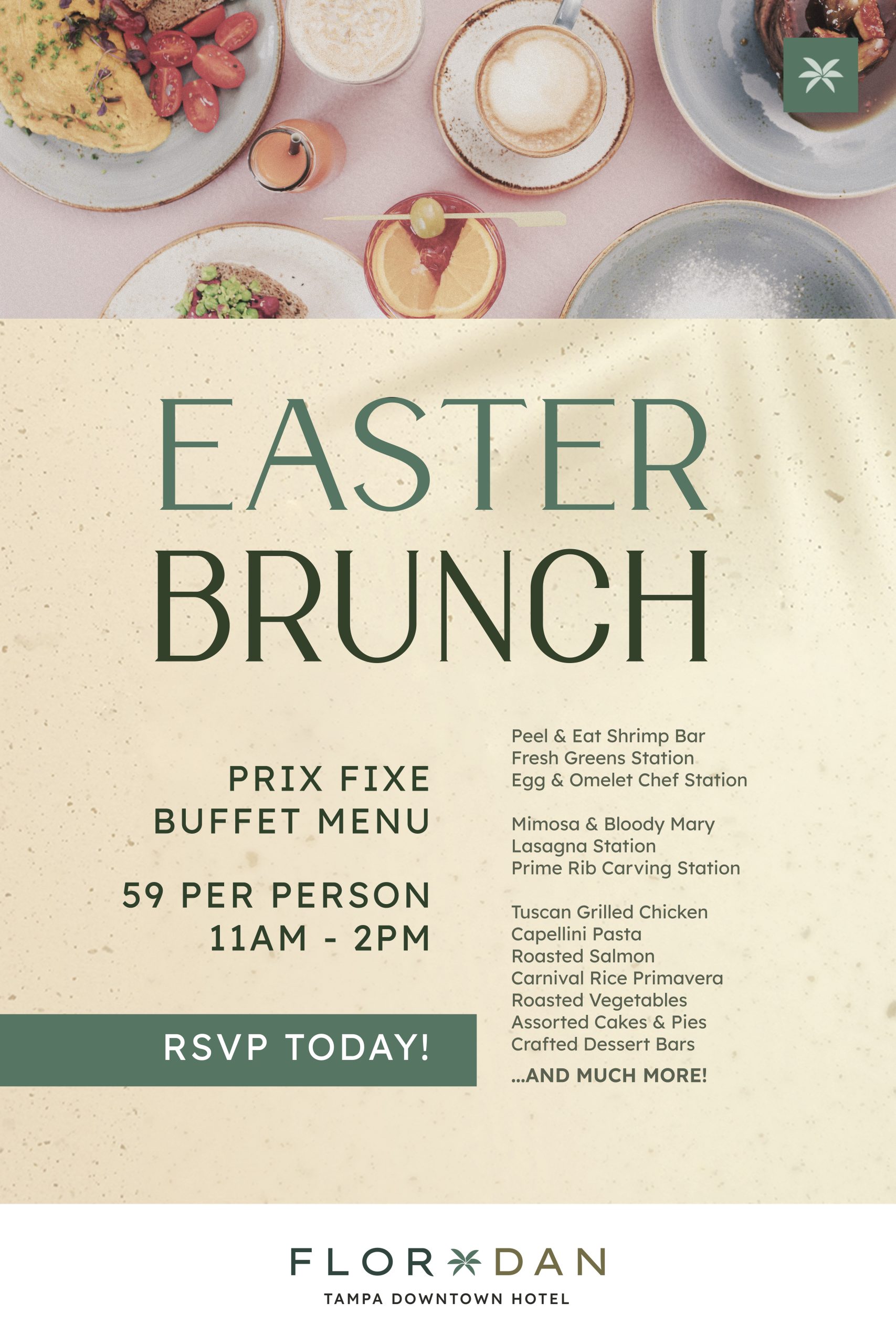 Tampa’s Historic Floridan Palace to Feature All-You-Can-Eat Easter Brunch April 9th