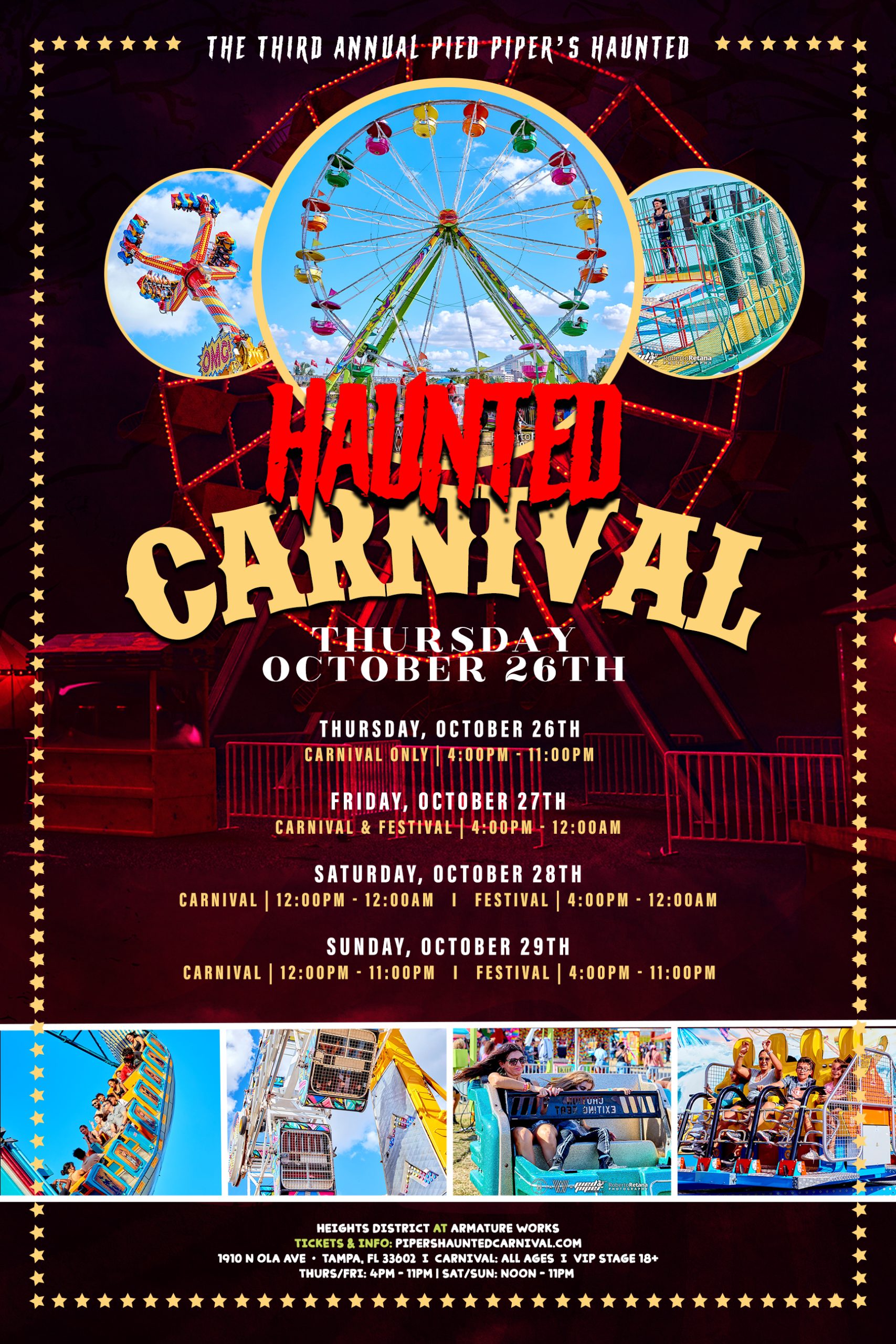 Pied Piper’s 3rd Annual Haunted Carnival Will Haunt Armature Works this