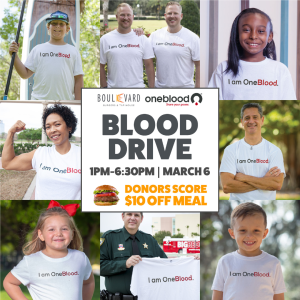 Save a Life with a Blood Donation on St. Pete Beach March 6th