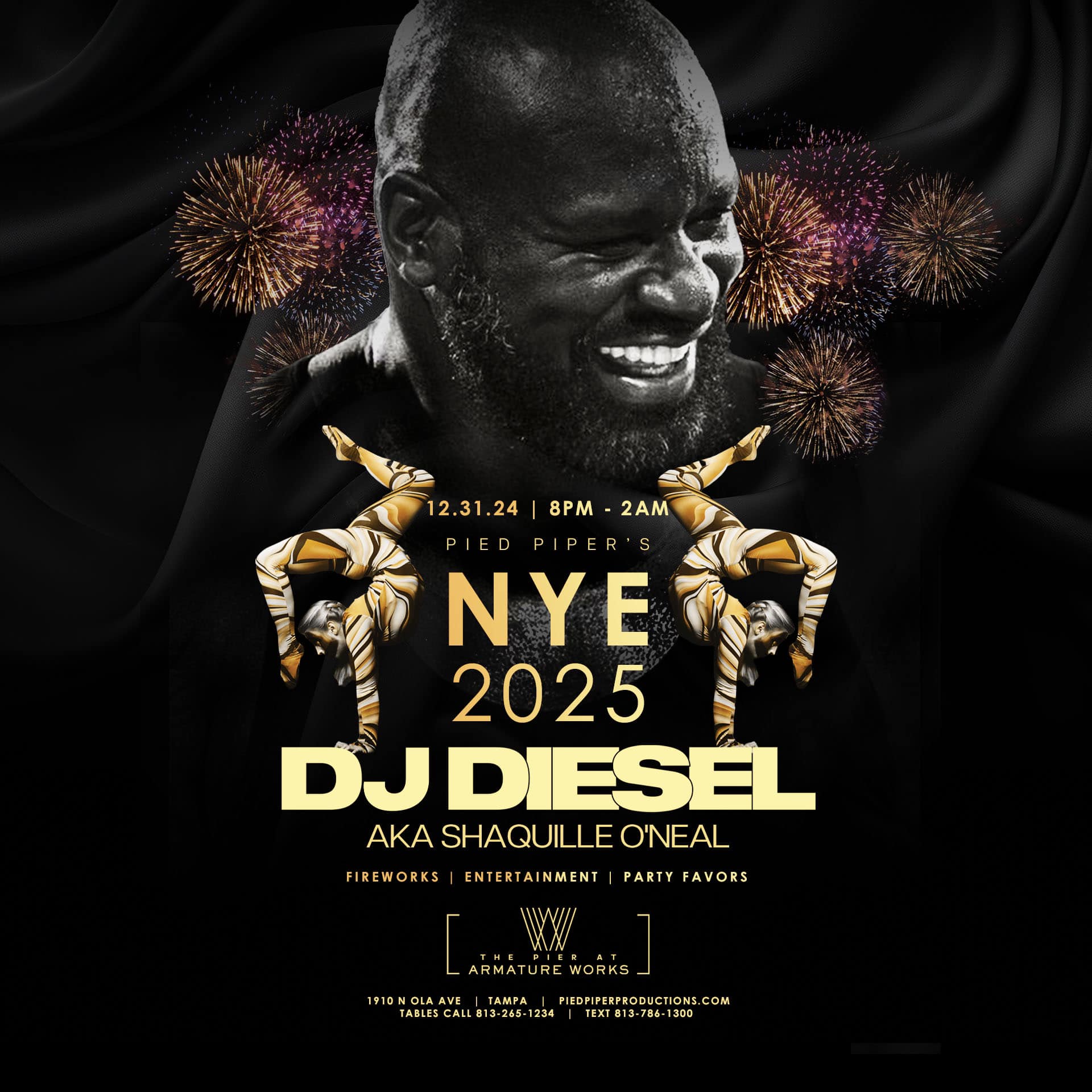 Tampa’s Hottest NYE Celebration Headlined by DJ Diesel aka ‘SHAQ’